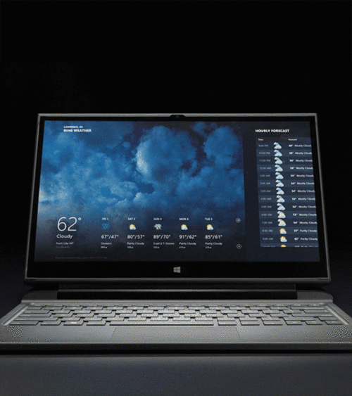 surface pro 4重磅新功能演示:智能边框
