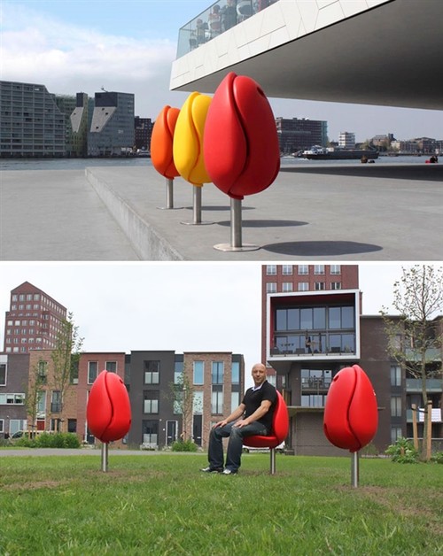 鱼的尾巴bored panda盘点了一组全球最具创意的公共座椅,这些座椅设计